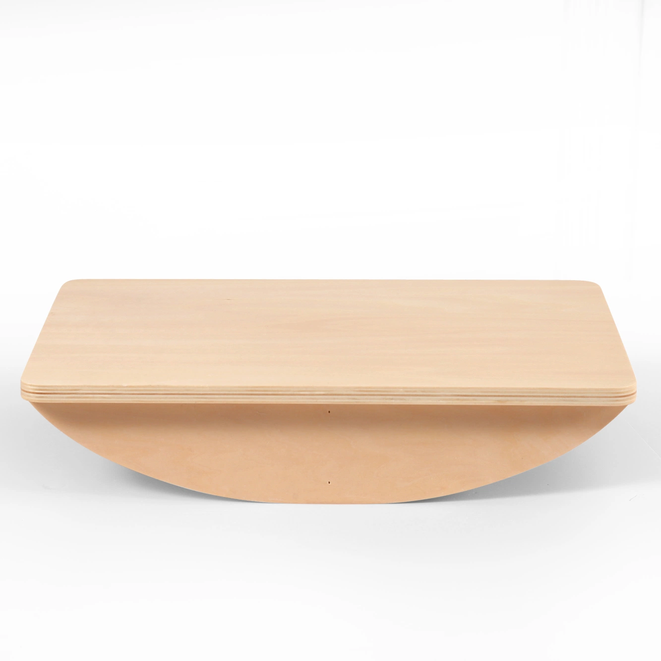 Vente chaude Curvy bascule en bois solides Balance Board pour les enfants