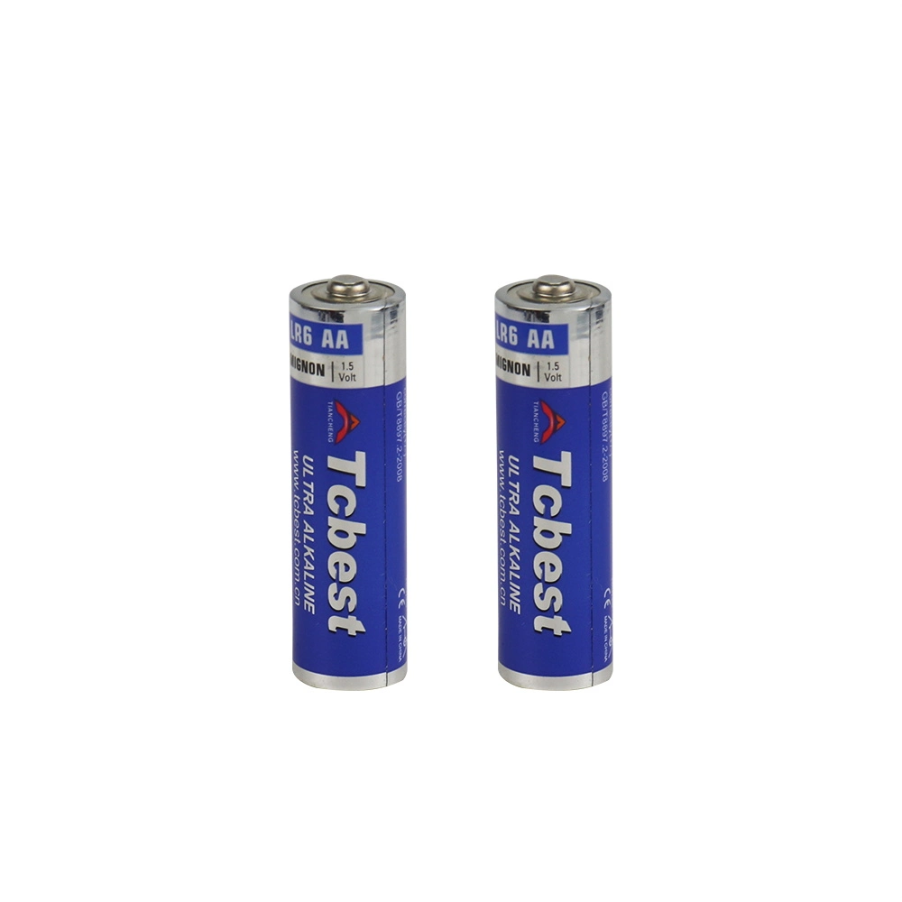 Factory Directly Supplpy Factory Directly Supplpy 2006/66/Ec/SGS/MSDS Long Shelf Life Primary Dry Cell 1.5V AA Lr6 Am3 Alkaline Battery for MP3 and Toys for