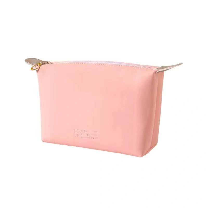 Leather Women Makeup Cosmetic Brush Bag Wholesale/Supplier Reusable Organizer Bag Zipper/Wash Bag