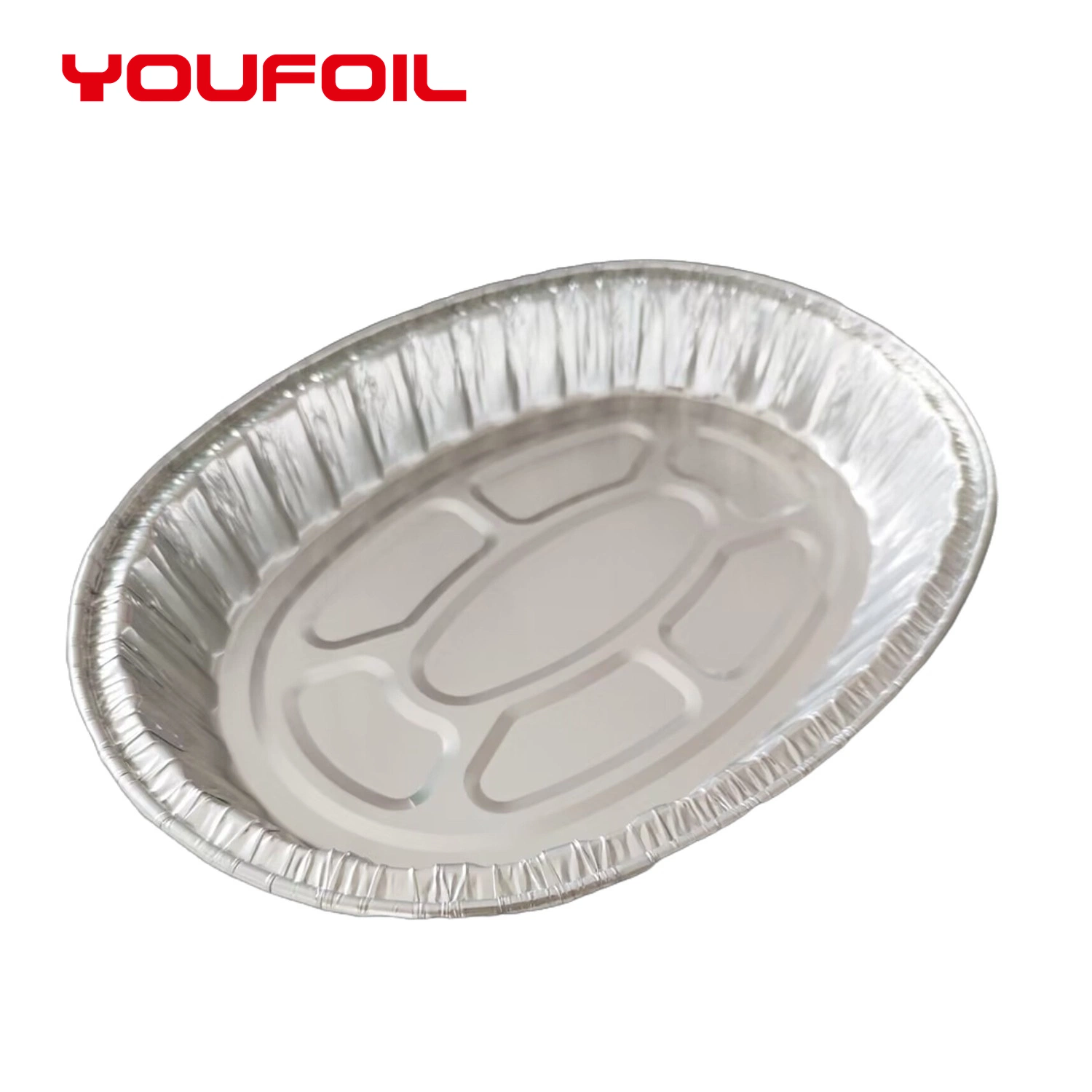 Bandeja de aluminio desechable de Likee