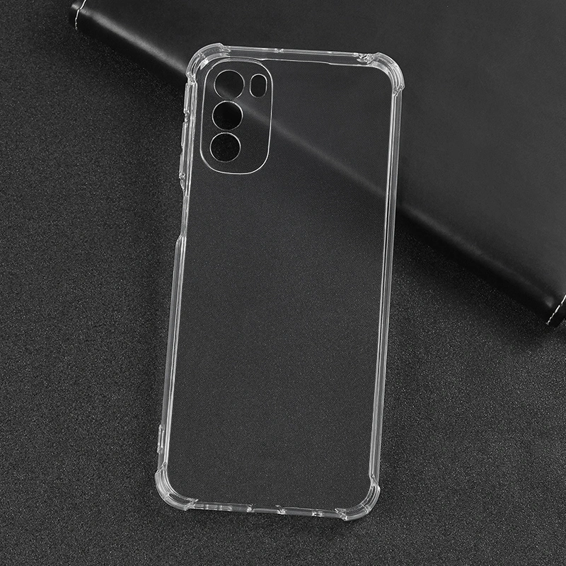 Accurate Lens Cutout Precise Camera Opening Holes Soft TPU Gelskin with Thick Corner Air Bumper Minimal Clear Case with Raised Lips for Motorola G41 Edge Power