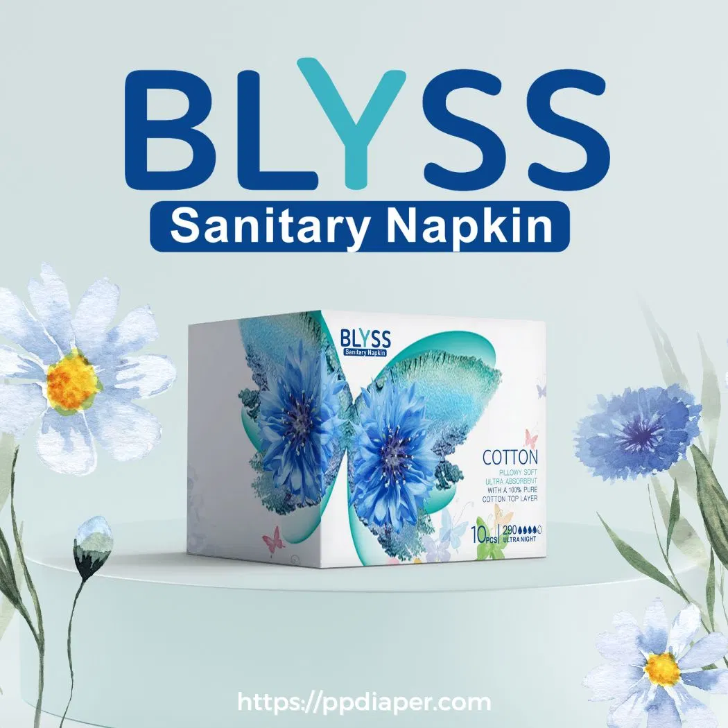 for Women with Negative Lonpopular Natural Color Raw Pulp Sanitary Pads