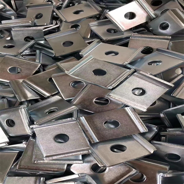 Metal Gasket Flat Pad Square Circular Galvanized Flat Pad Metal Washer Stainless Steel Stamping Accessories Hardware Standard Parts in Stock