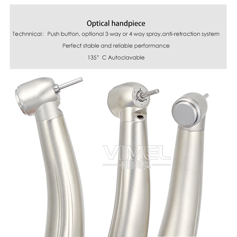 Высокая скорость стоматологических нажатием кнопки Handpiece 6 отверстия