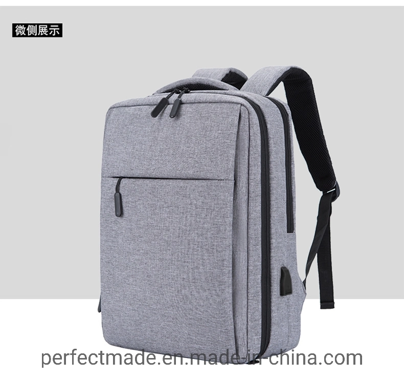 USB Charging Double Shoulder Business Travel Laptop Computer Backpack