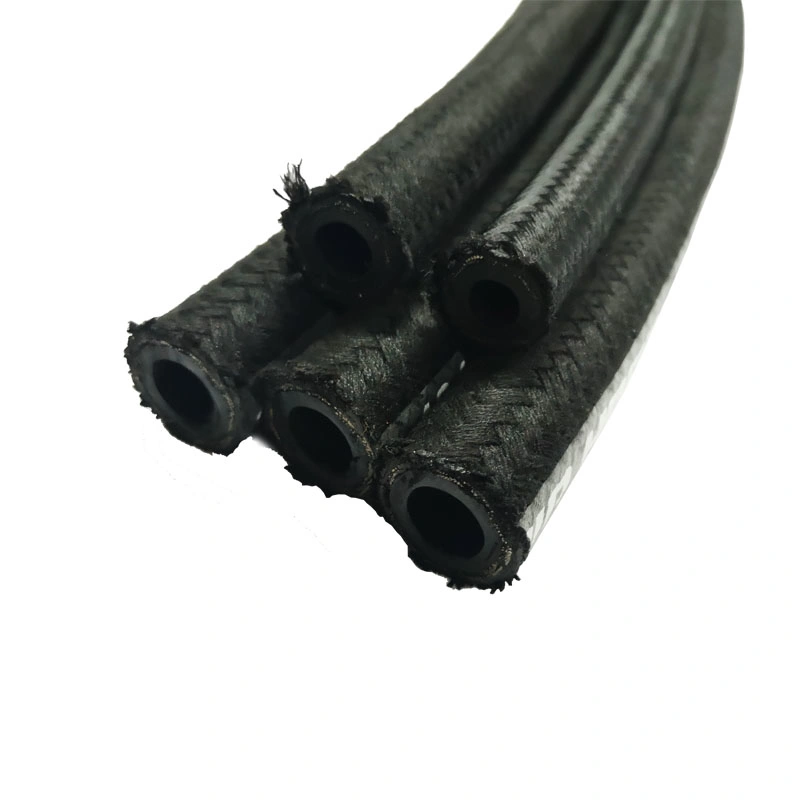 Oil Resistant Nylon Cotton Braid Rubber Hydraulic Hose SAE100 R5 Pipe