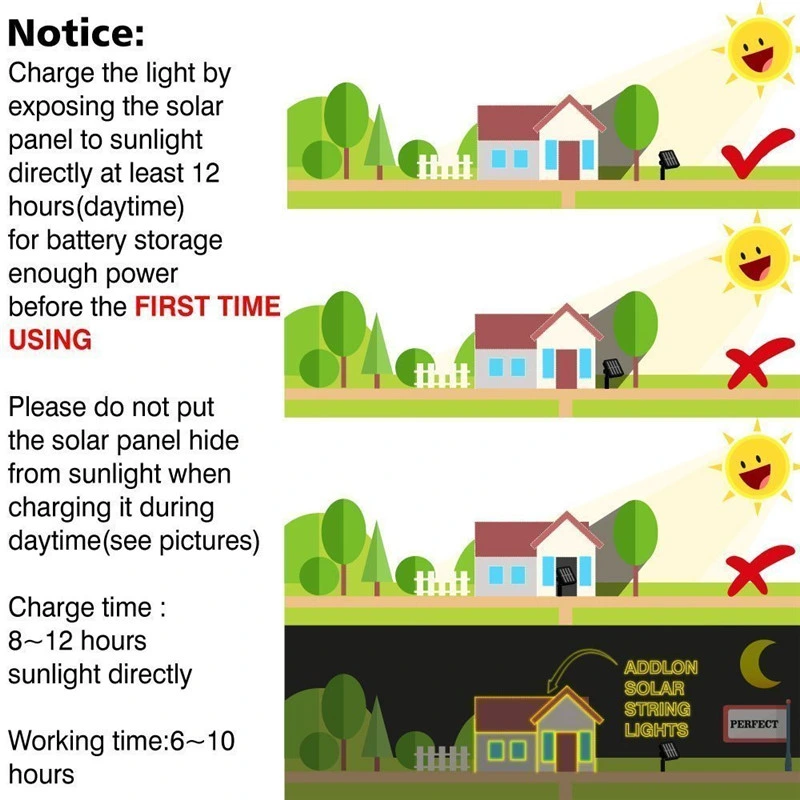 Solar Lamp 7m Power LED String Fairy Light