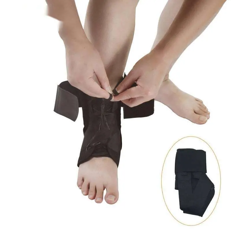 Adjustable Ankle Brace Lace up Ankle Support for Ankle Pain Sprain Guard Strap Brace