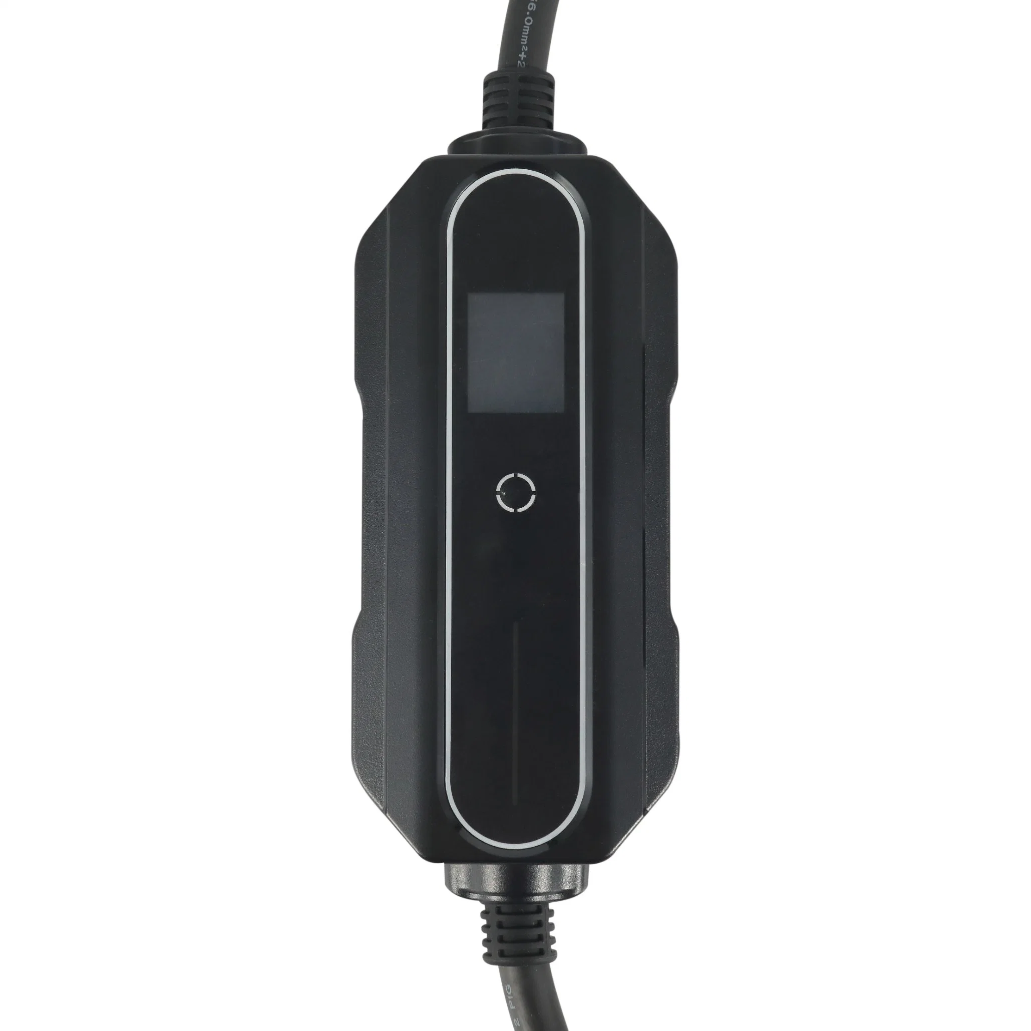 Modo2 Type2 Mostrar cargador portátil ajustable de 16A-250V cargador de móvil autos eléctricos EV Cable de carga