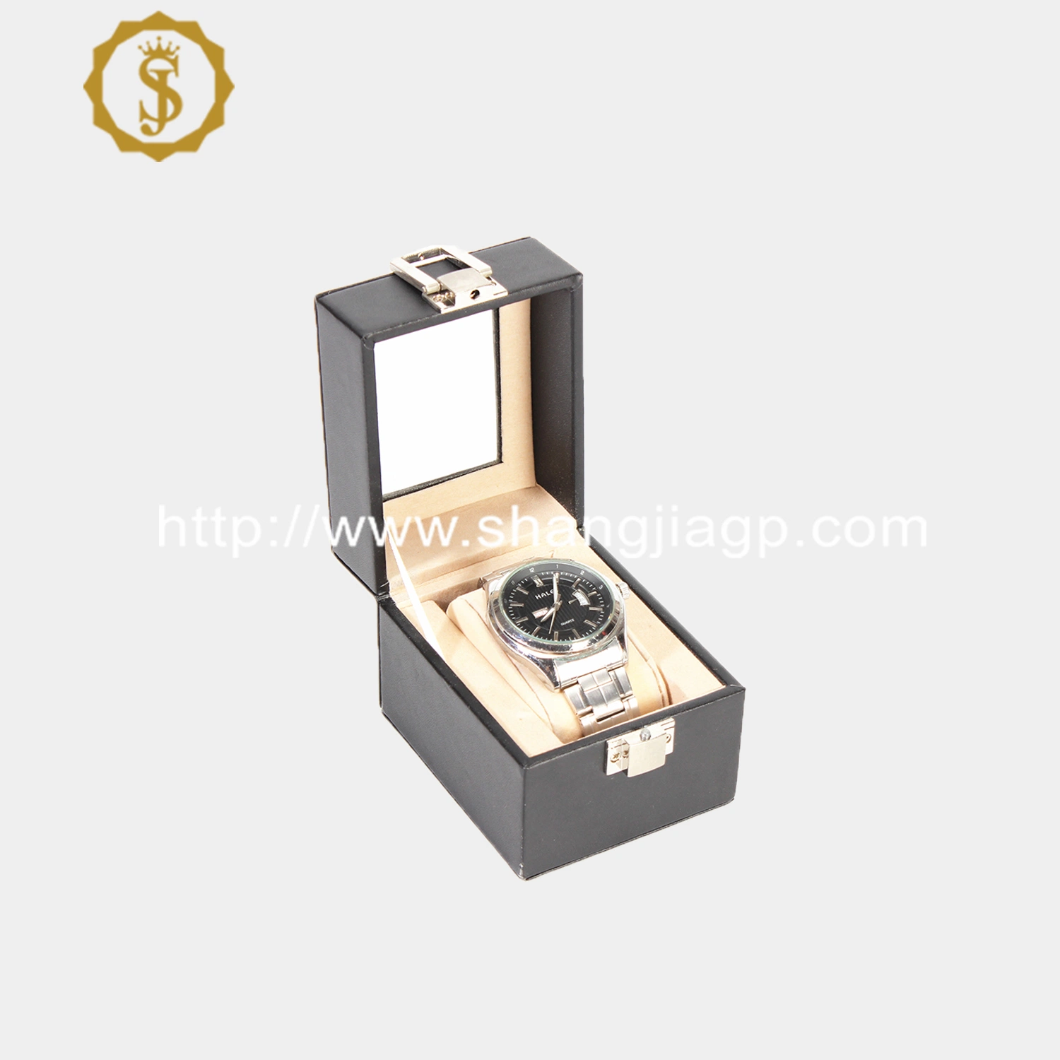 Handmade Hot Sale Single Slot Watch Packaging Gift Box with PVC Window