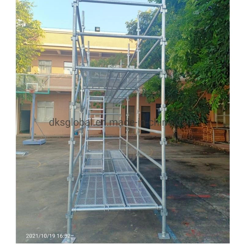 Q345 Steel Frame Scaffold Ledger and Coupler for Ringlock Scaffolding System in Aluminum Formwork