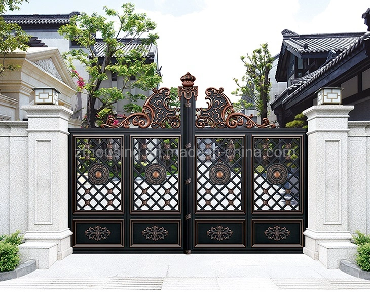 Customized Attractive Aluminum House Main Gate Design for Villa or School