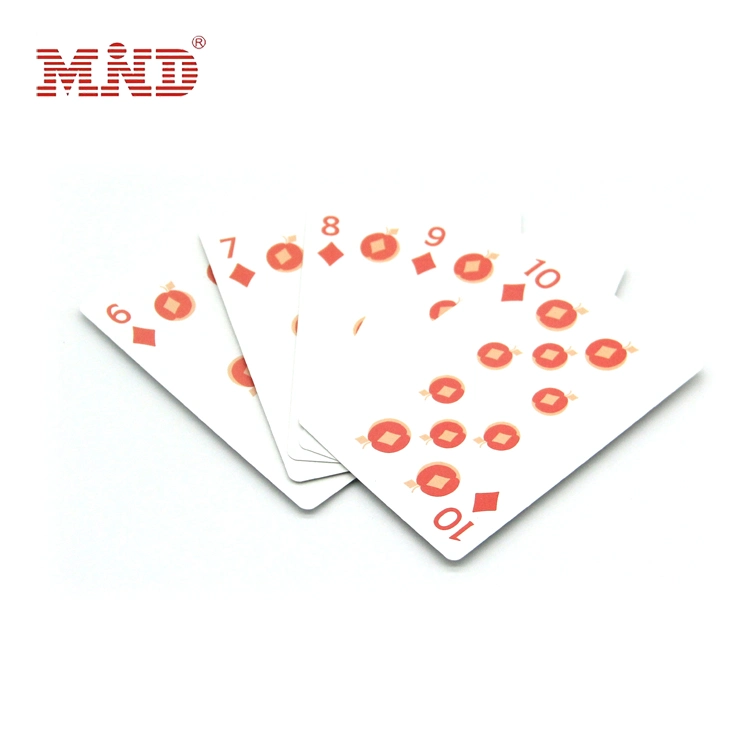 Großhandel wasserdichte PVC Spielkarten Kunststoff 28dmm Deck Game Card Benutzerdefinierte NFC PVC Poker Spielkarte