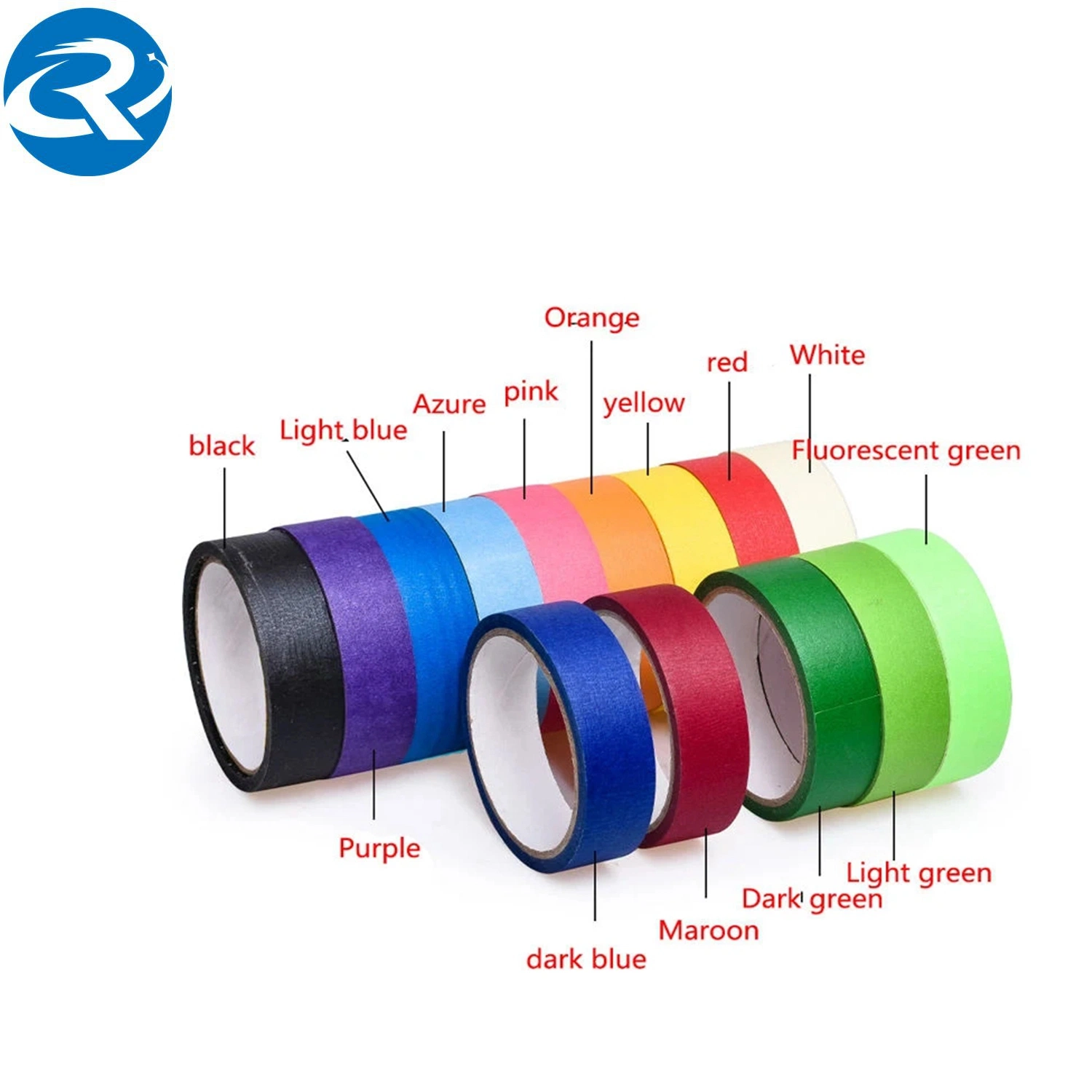 Colorful High Temperature Masking Tape for Wall Decoration