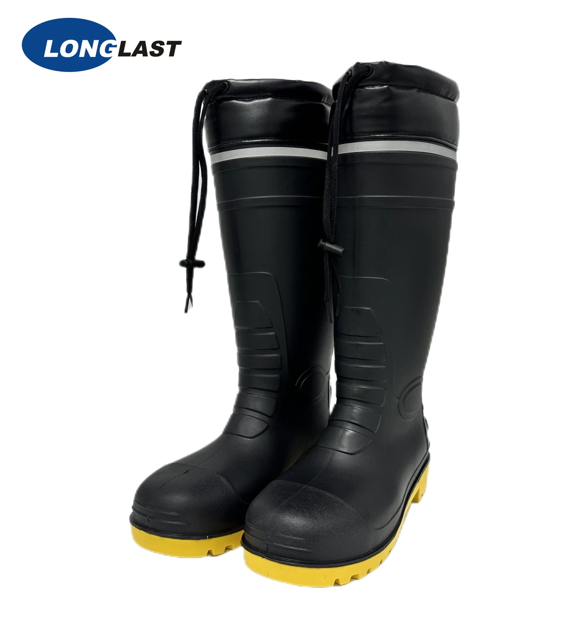 LR-2-04 High quality/High cost performance with Steel Toe Cap/Midsoles/PVC Waterproof Boots/PVC Rain Boots/Anti-Slip