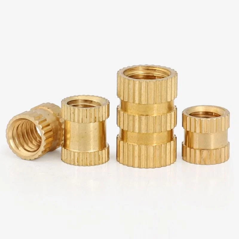 Knurled Brass Insert Nut M2 M3 M4 M5 M6 M8 Threaded Nuts for Plastic Hot Melt Insert Nuts Brass Heat Inserts