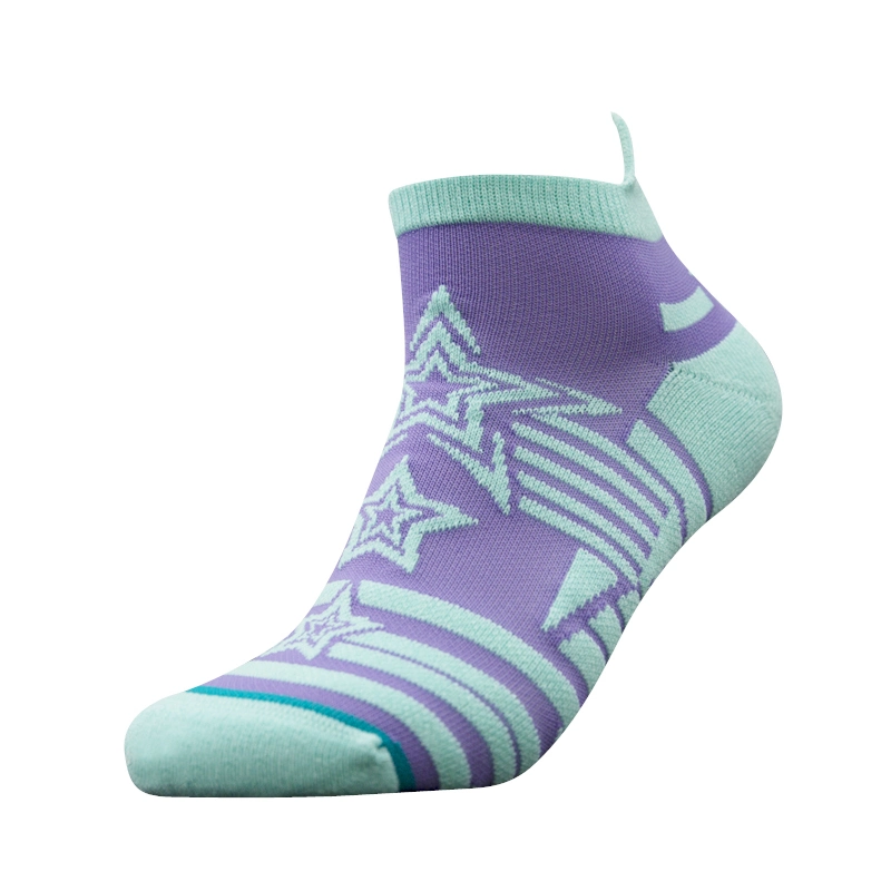 Custom Design Stripe Pattern Cotton Mens Cut Ankle Short Socks