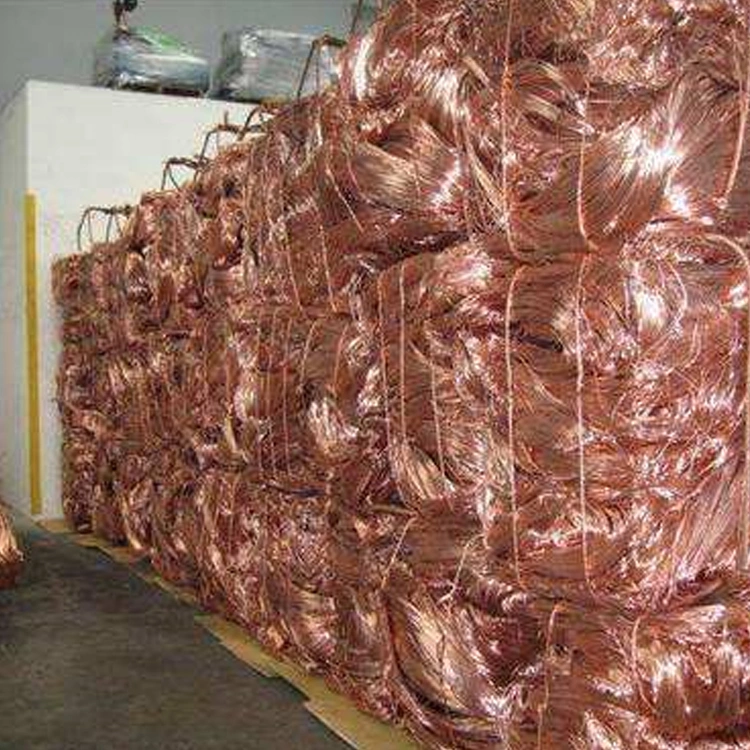 Wholesale Copper Scrap Red Copper Wire Scarps Min 99.99% Factory Sale Yellow Color Copper Wire for Large Stock