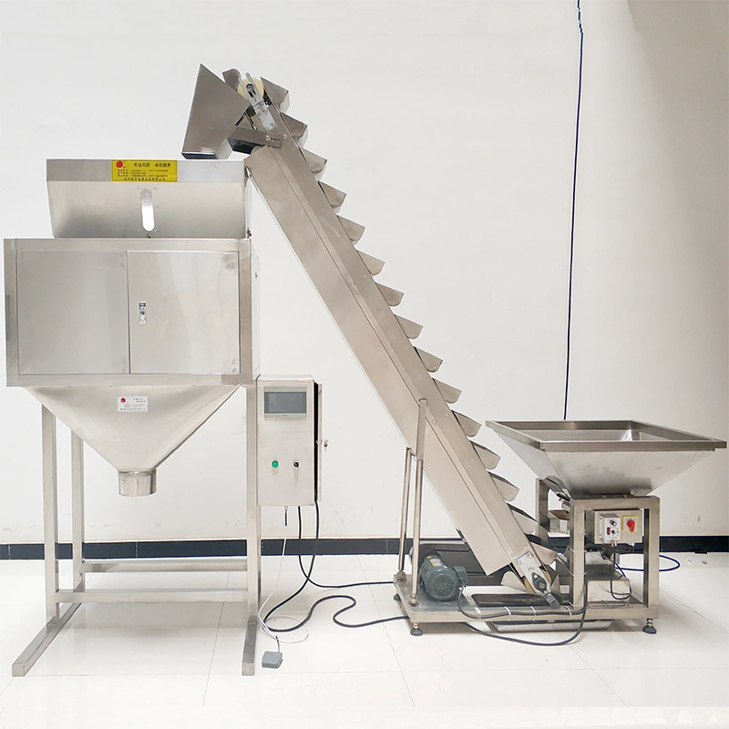 Weigher Semi-Auto 3kg 5 kg 8 kg las tuercas de las semillas de cereales de la máquina de embalaje