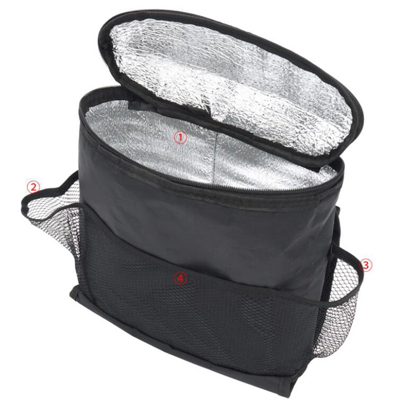 Multi-Pocket Insulation Travel Storage Bag Organizer for Personal Cars Esg12861