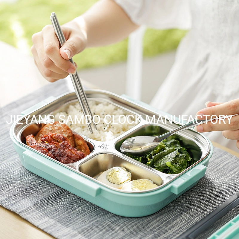Customized Promotional Gift Stainless Steel Lunch Box for Adults and Kids