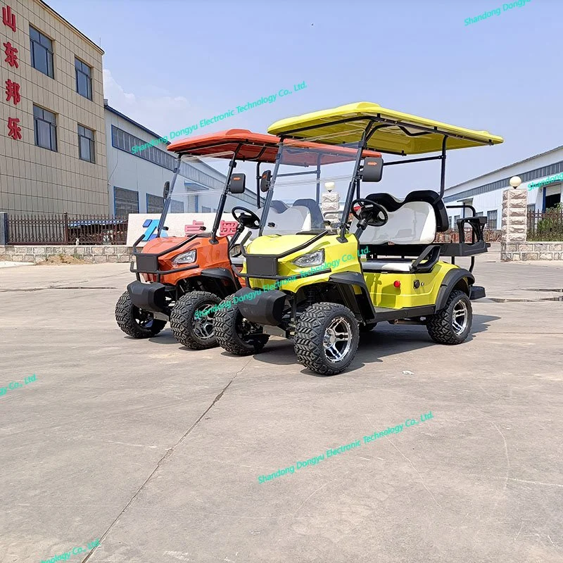 2023 New Design Factory Seat Sightseeing Bus Club Cart Electric Golf Buggy Hunting Car with