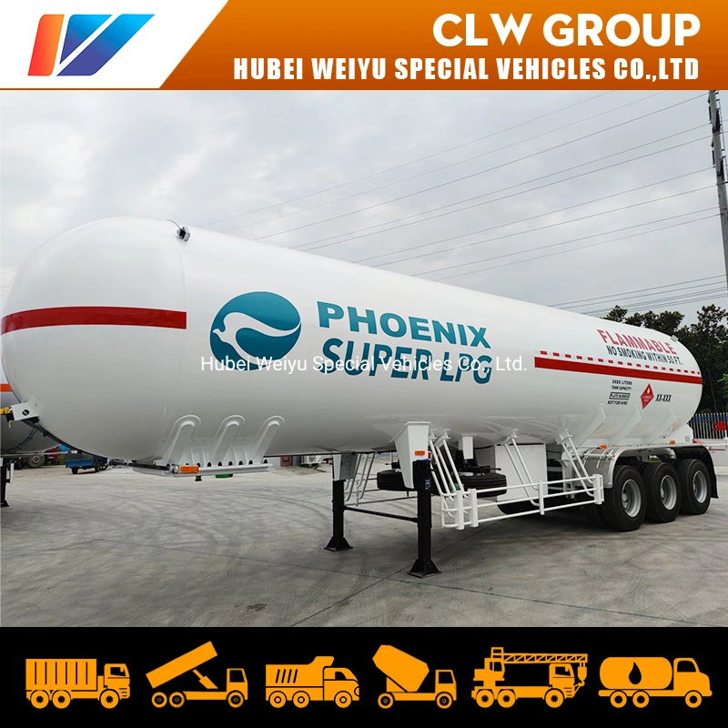 25tonne Semi-Trailer Propane GPL Gaz de cuisine Tanker