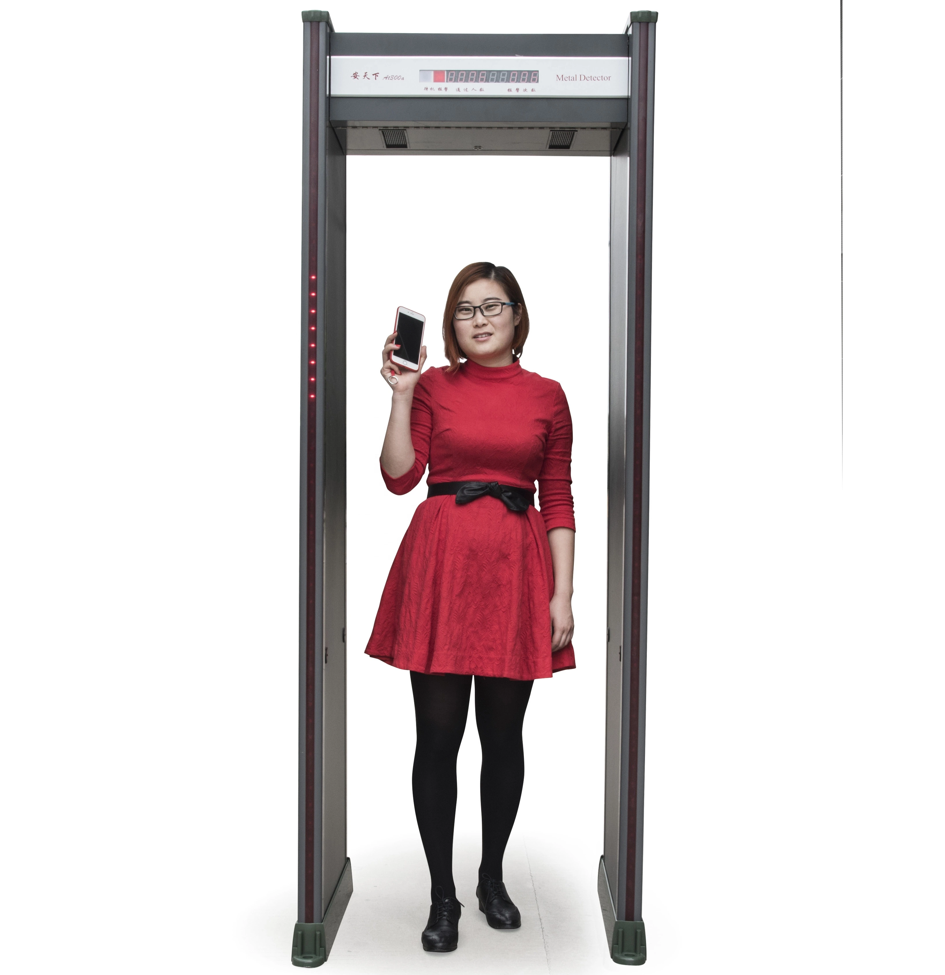 China Famous Brand High Sensitivity Adjustable Security Walk Through Metal Detector Door