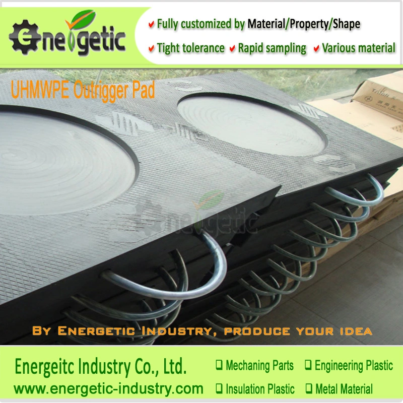 High quality/High cost performance  UHMWPE Outrigger Pads with High Pressure/Pure/Recycled Material Pads/Different Color UHMWPE Crane Outrigger Pads/UHMWPE/HDPE Jack Pad/Crane Pad