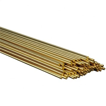 Brass Brazing Rod 1000mm Solder Stick Brass Welding Materials Aws Rbcuzn-a for Blade Welding