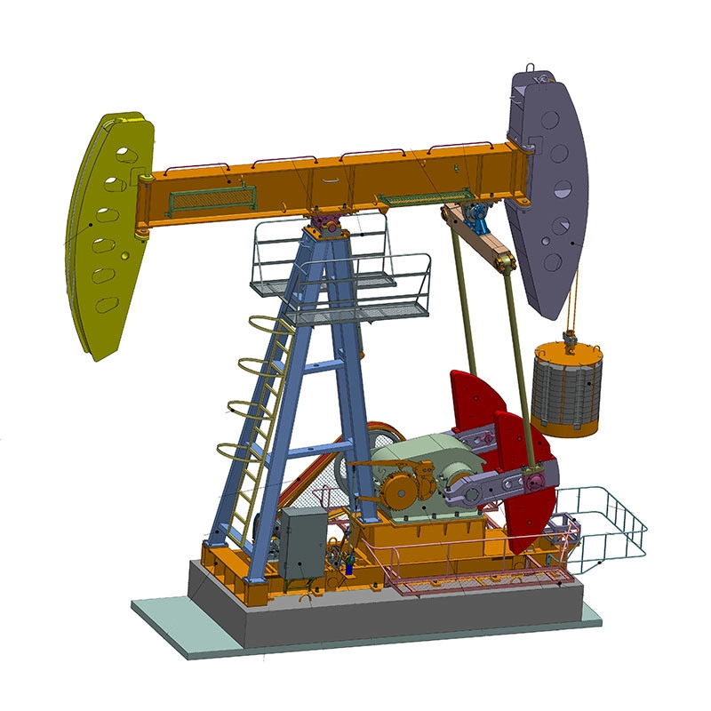 API Spec 11e Syj 12 Syj 8 C320 Bend Walking Oilfield Beam Pumping Unit