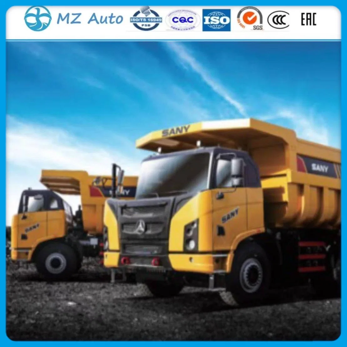 Sanyi 6X4 Skt105s S*NY usado/Nuevo 100t Truck Tipper Heavy Duty Dúmper Minero buen Precio hecho en China Sinotruk grande Camiones