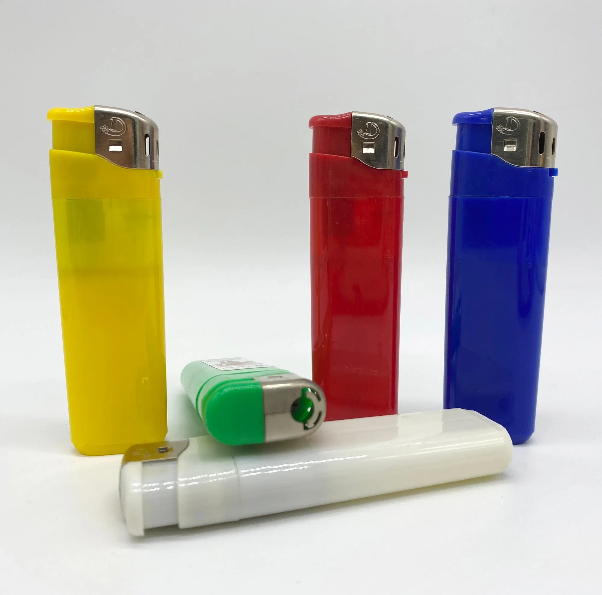Plastic Electronic Disposable Refillable Lighter Electric Encendedores