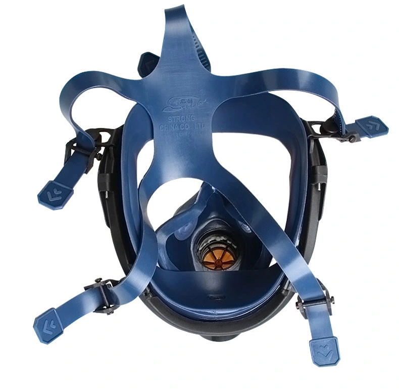 Full Face Silicone/Rubber Double Seal Design Low PRO Type Anti Poison Dust Chemical Gas Mask