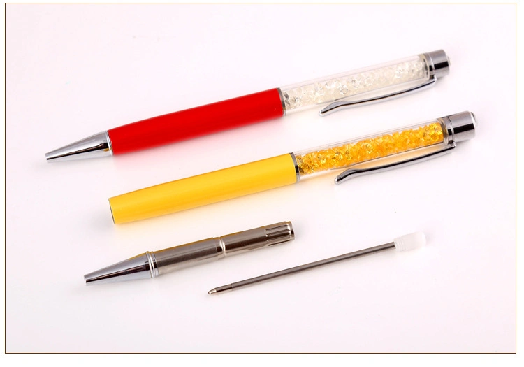 Promotion Metal Cheap Diamond Crystal Pen as Stylus Ball Point Pen