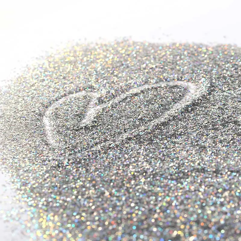 Professional Wholesale/Supplier Bulk Sliver White Glitter High quality/High cost performance Non Toxic Polyester Glitter Powder