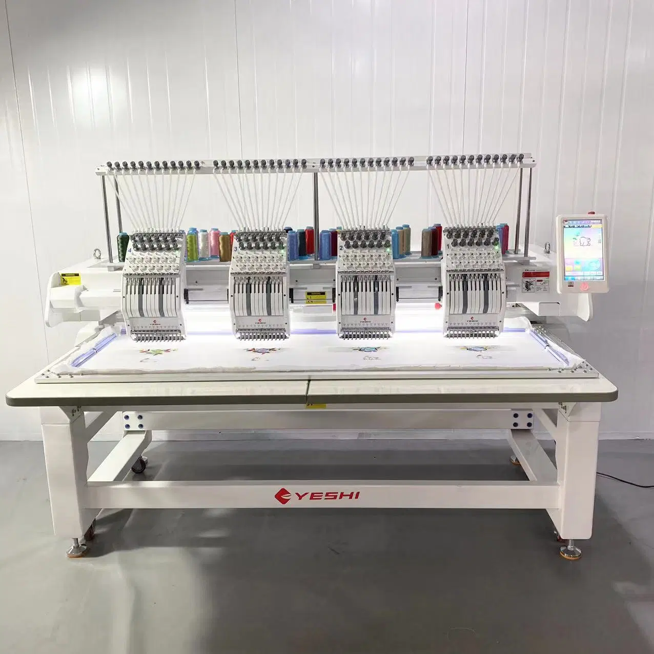 Cheap4 Head Four Head Embroidery Machine Prices for Ca P/T-Shirt/Flat