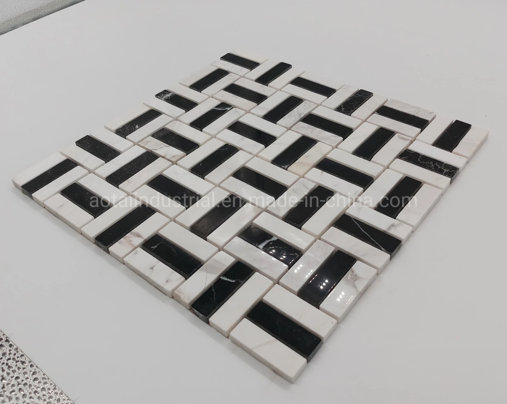 The Wholesale/Supplier Price Polished Marble Stone Square Mosaic Tiles