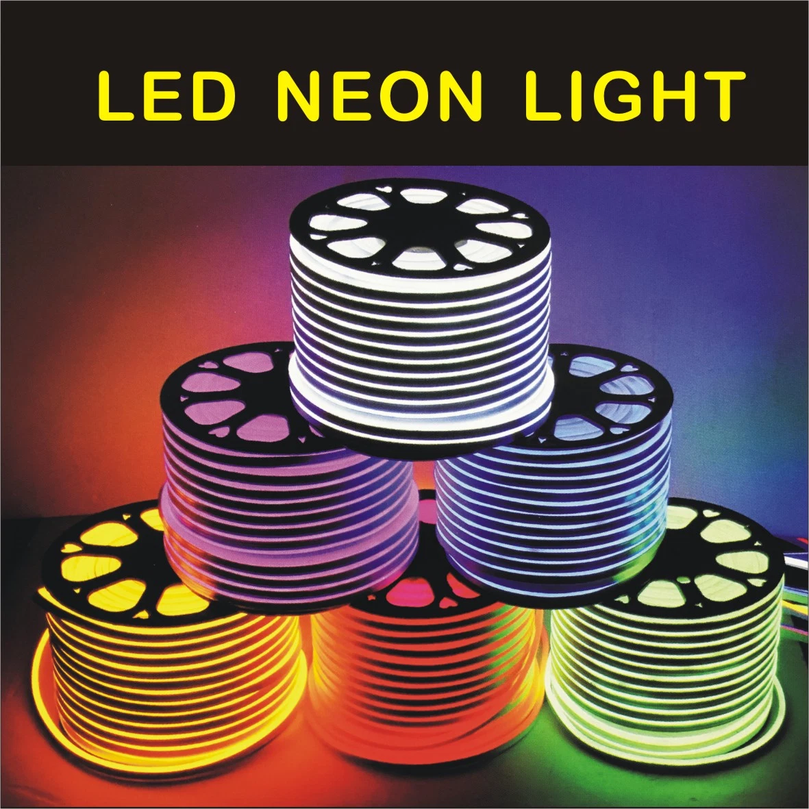 Luz de tira flexível de neon de LED