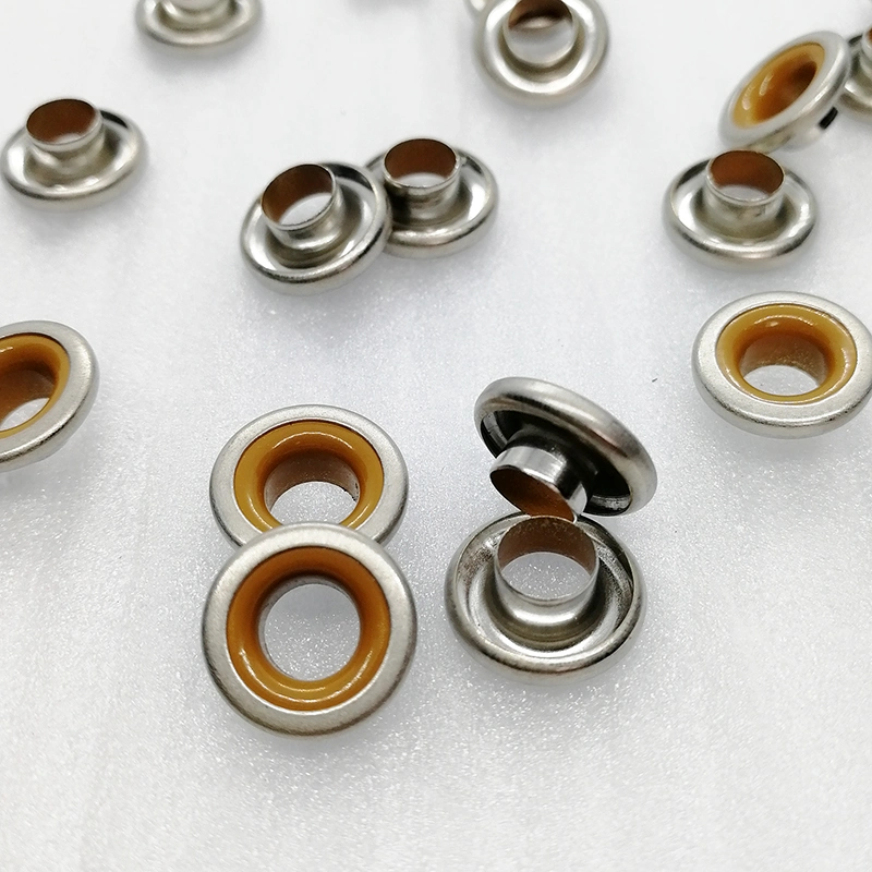 Mixed Colors Spray Oil Eyelet Metal Grommet for Bag Accessories