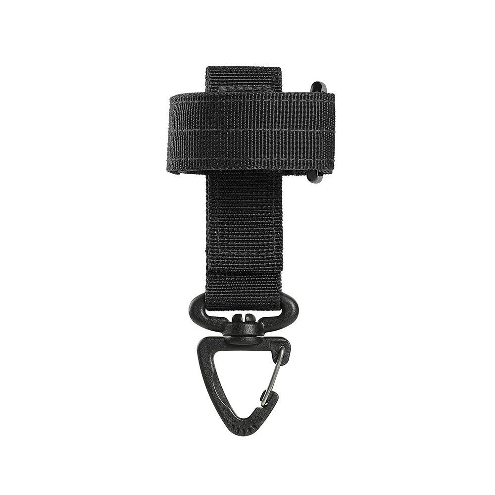 Multi-Purpose 360 Degree Hook Nylon Belt Outdoor Tactical Gloves Climbing Rope Storage Buckle Adjustable Gloves Hanging Buckle