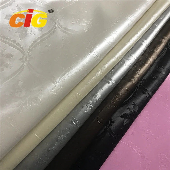 Waterproolf Metallic PVC Artificial Leather Fabric Material for Bags Upholstery