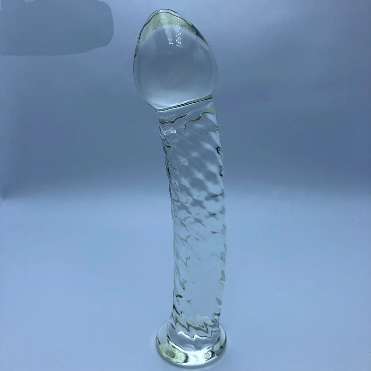 Bdsm Ice Fire Simulation Stick Anal Plug Masturbation Crystal Glass G-Point Anal Plug Sex Toys Anal Beads for Couple Sex Game