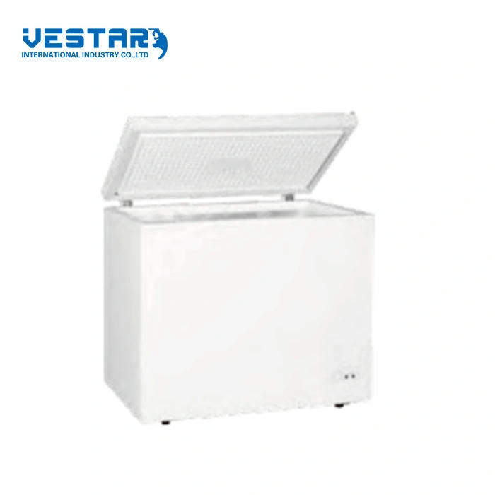 Single Door Solid Top Chest Freezer with Large Capacity