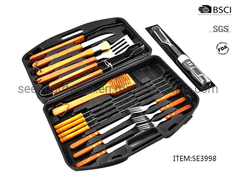 5PCS BBQ Tool with Plastic Case Packaging (SE3998)