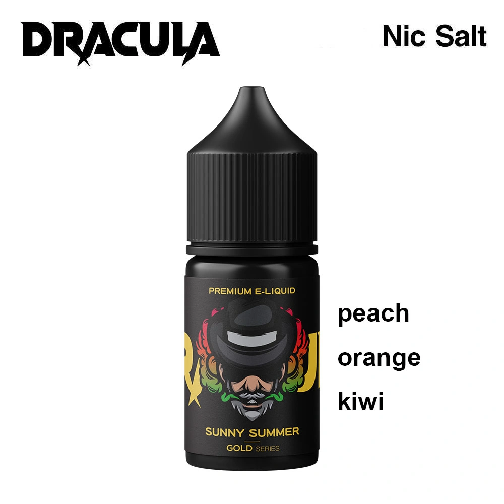 Dracula Gold Peach Orange, Kiwi Flavored Premium Vape Juice, Nicotine Salt E-Liquid Wholesale, E-Juice OEM&ODM Manufacturer