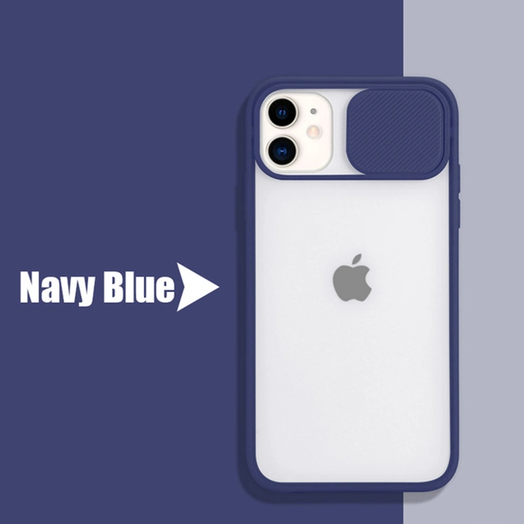 Slide Camera Cover Phone Case Shockproof TPU Protect Mobile Phone Accessories for iPhone 11/iPhone 11 PRO/iPhone 11 PRO Max Case