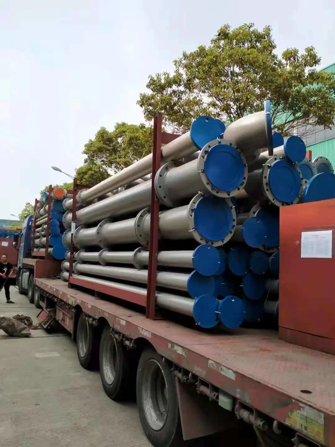 Corrosion Resistant, Wear Resistant, Steel Lined PTFE Ceramic, Silo, Steel Bars, Railings, Chute, Pipe