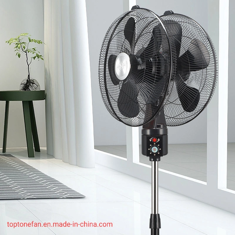 Dual Heads and Dual Blades Pedestal Stand Fan Electrical Fan Exhaust Fan, Rechargeable Fan, Household Mist Fan, Handheld Fan, Air Circulator Fan, Neck Fan,