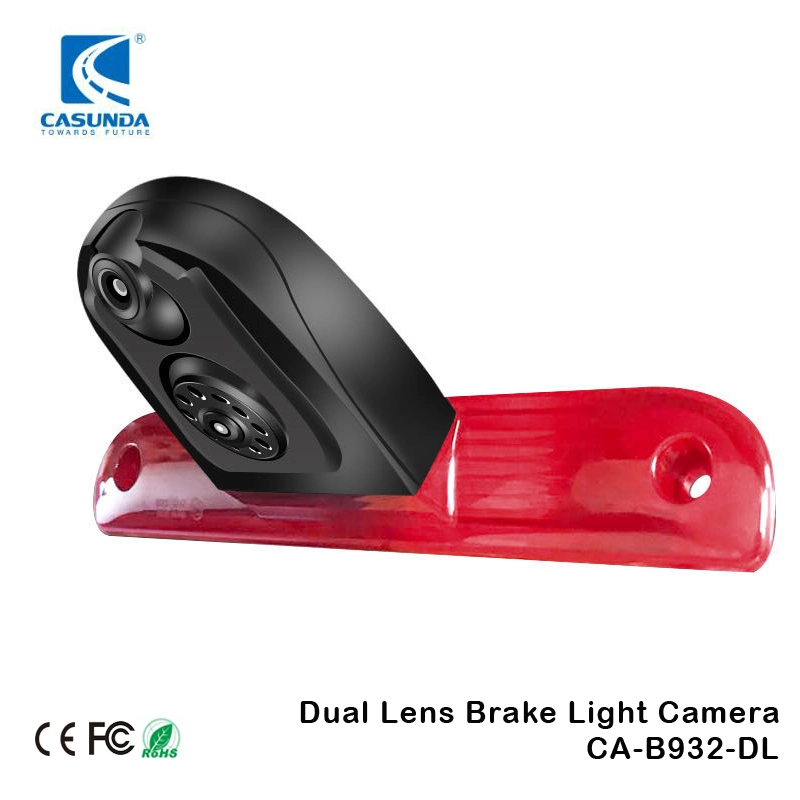 FIAT Ducato Peugeot Boxer Citroen Jumper Dual Lens 3rd Brake Light Car Kit Video Security Alarm Reversing Aid Camera